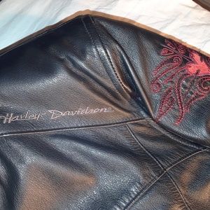 Original Ladies HARLEY DAVIDSON  leather JacketThi